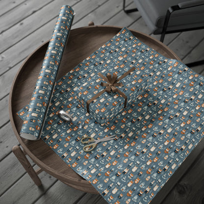 Yuletide Bears Wrapping Paper