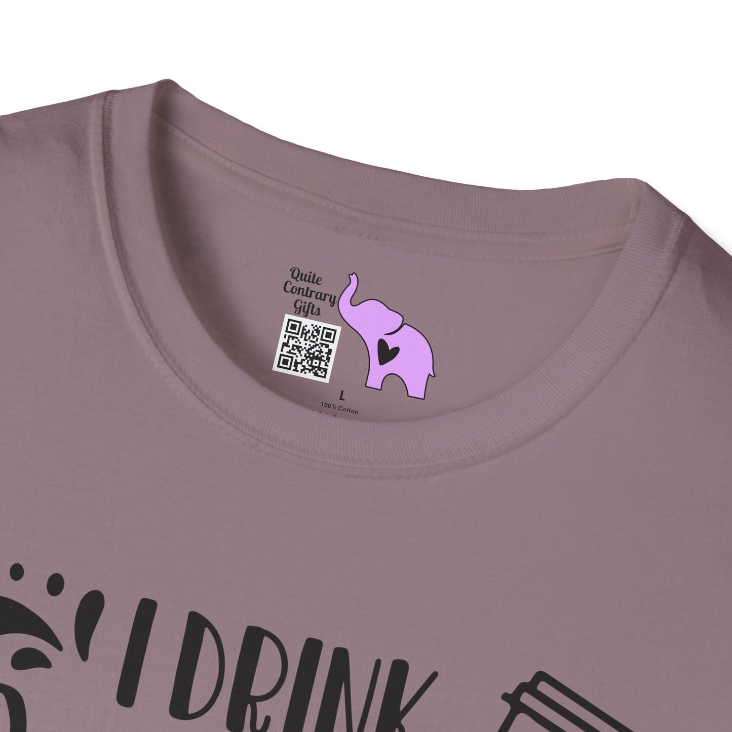 I Drink Coffee For Your Protection Adult T-shirt