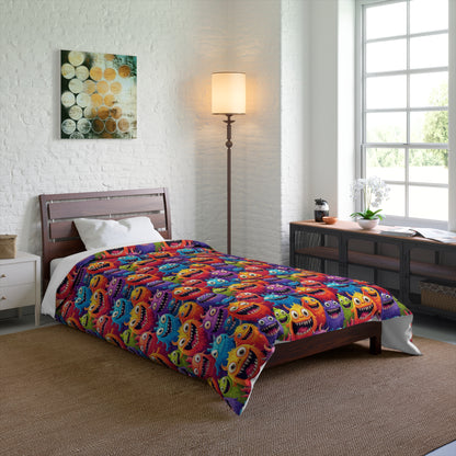 Happy Little Monsters Comforter