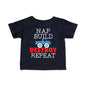 Nap Build Destroy Repeat Infant Soft T-Shirt