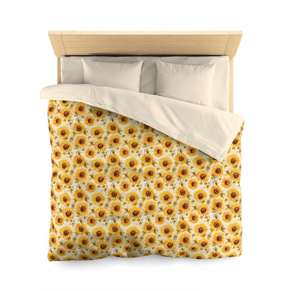 Sunflowers Microfiber Duvet Cover