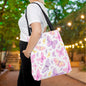 Pastel Butterfly Dreams Canvas Tote Bag