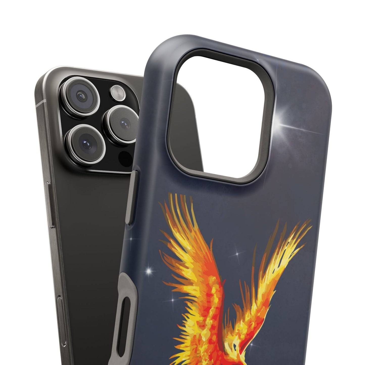 Phoenix Over Nebula MagSafe® Compatible Tough Case for iPhone