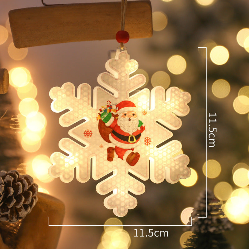 Christmas Snowflake Hanging Lights