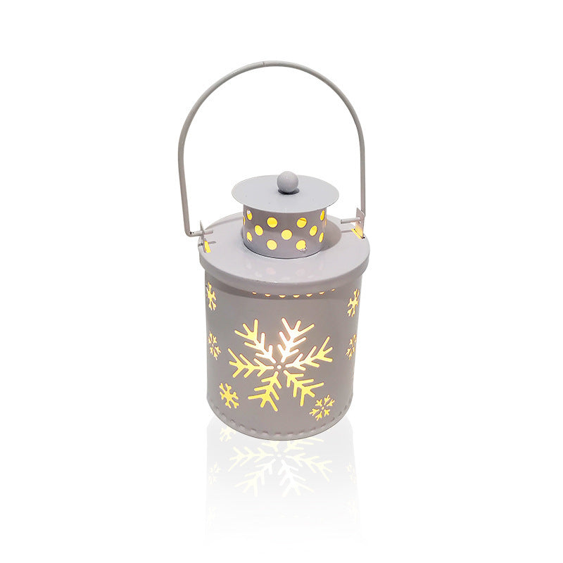 Christmas Flameless Candle Old-Fashioned Lantern