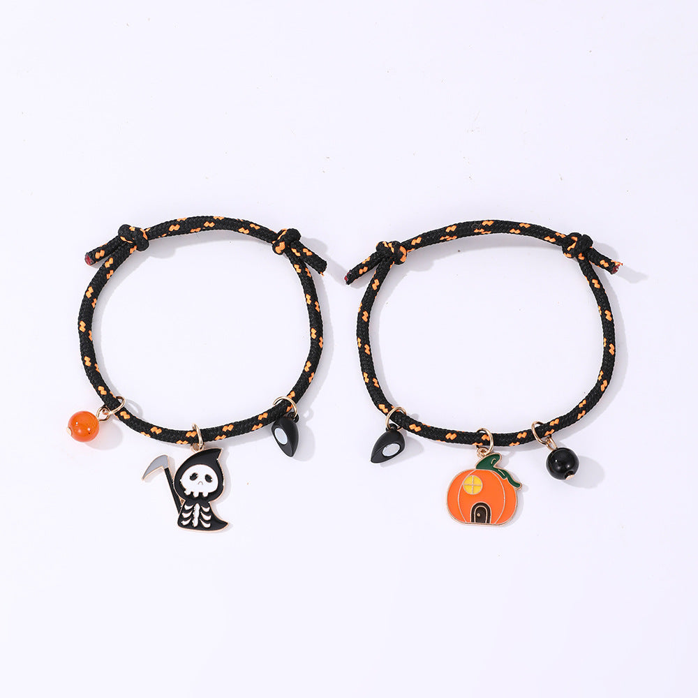Halloween Charm Magnetic Rope Bracelet