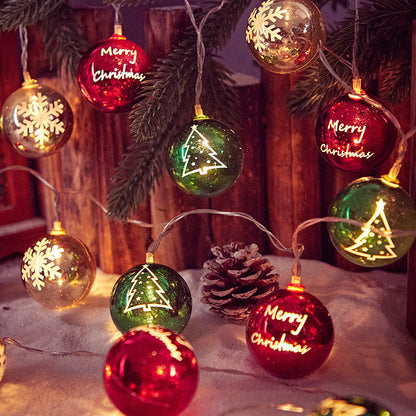 Mirror Finish Light Up Ornaments