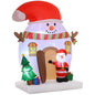 Santa’s Snowman Home LED Inflatable