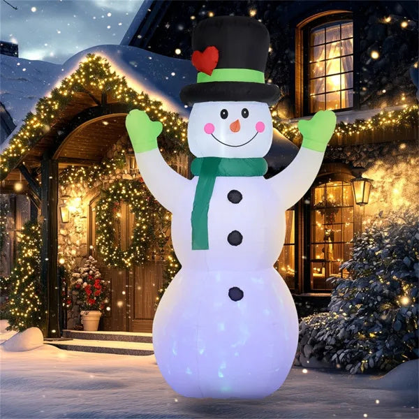 Cheerful Snowman 10FT Inflatable