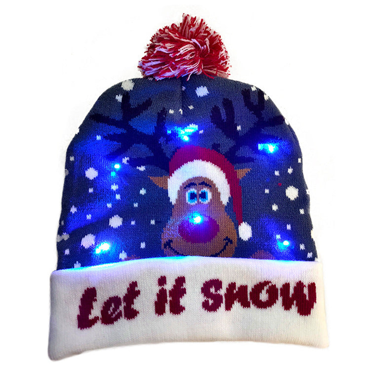 LED Light Up Knitted Beanie Hats