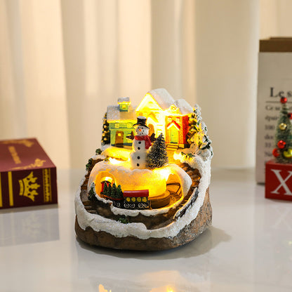 Christmas Village Rotating Light-Up Musical Sets