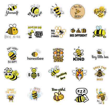 50 Inspirational Bee Doodle Stickers