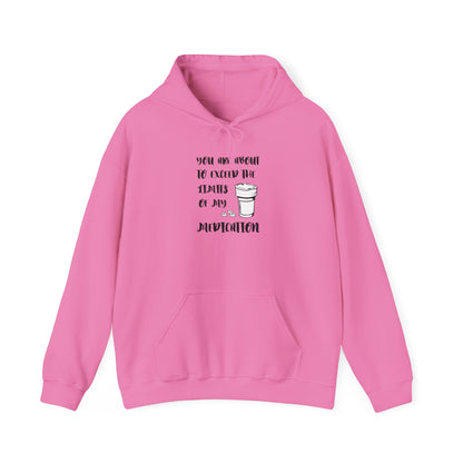 You Are About To Exceed the Limits of My Medication Heavy Blend™ Hooded Sweatshirt