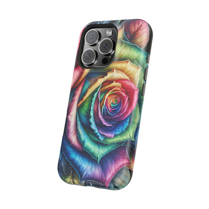 Colorful Rose MagSafe® Compatible Tough Case for iPhone