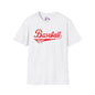 Baseball Dad (Grunge) Adult T-shirt