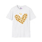 Sunflower Heart & Butterflies Adult T-shirt