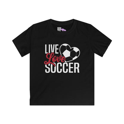 Live Love Soccer Youth Softstyle Tee