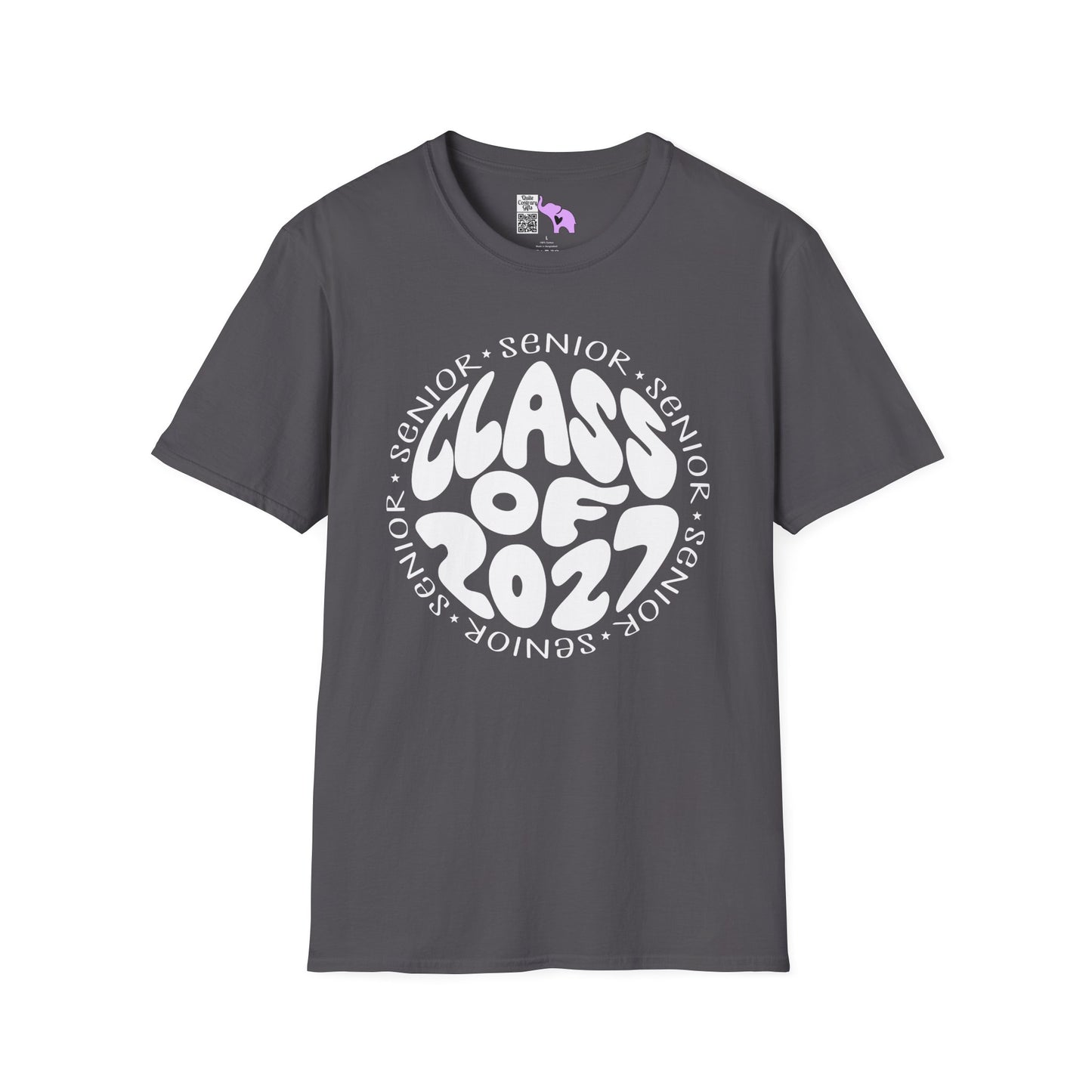 Round Senior Class of 2027 Adult T-shirt