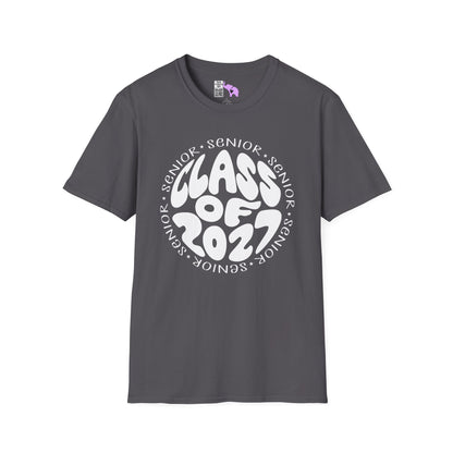 Round Senior Class of 2027 Adult T-shirt
