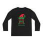 I'm The Boss Elf Personalized Youth Long Sleeve Tee