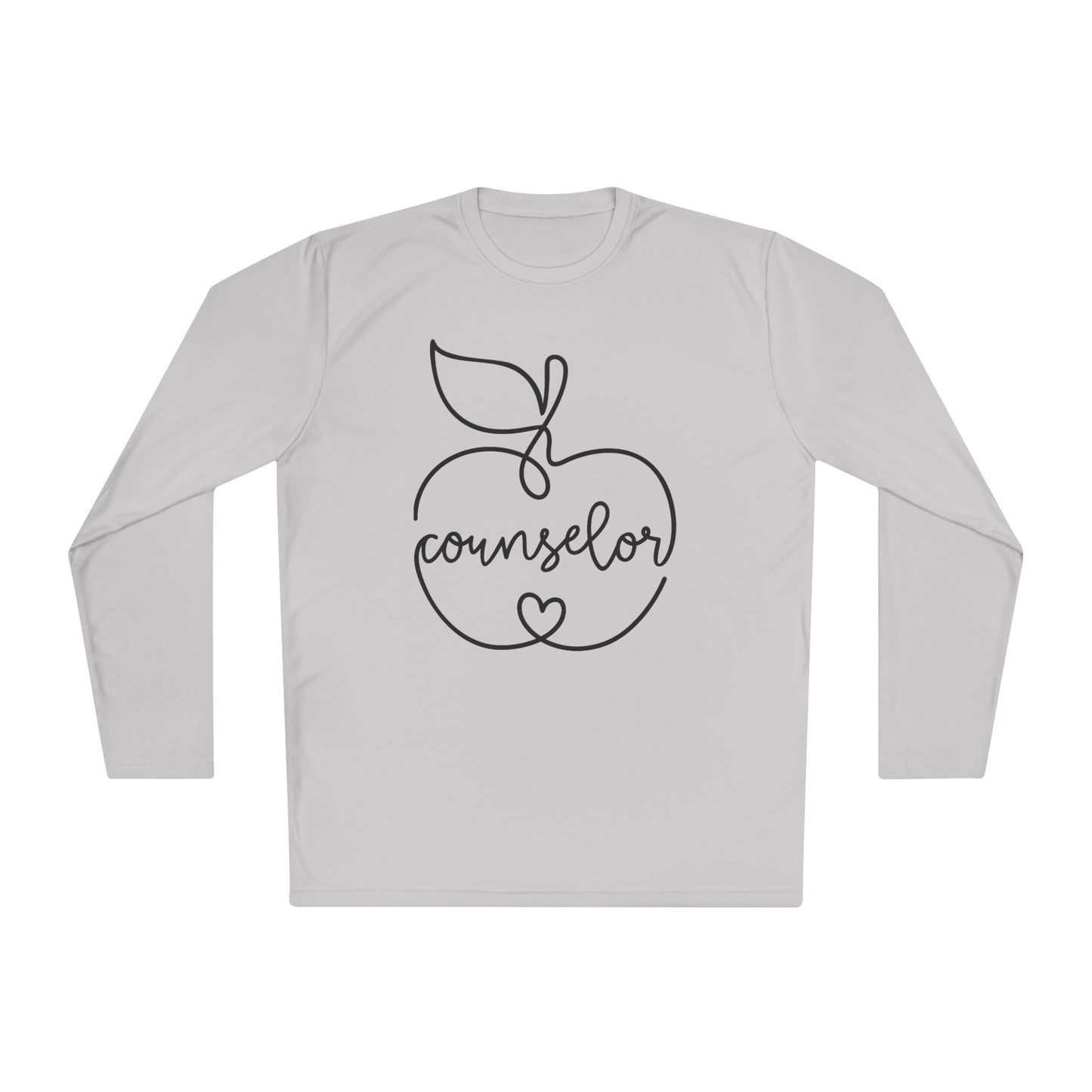 Counselor w/Apple Adult Long Sleeve Tee