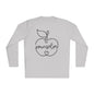 Counselor w/Apple Adult Long Sleeve Tee