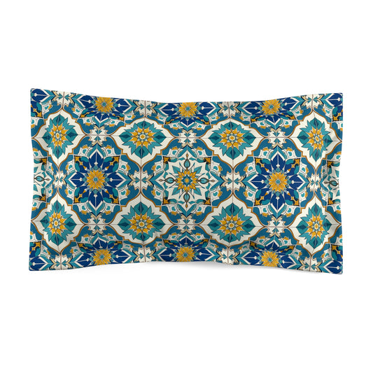 Mediterranean Lace Microfiber Pillow Sham
