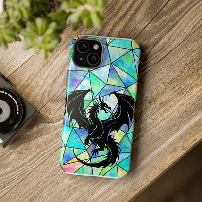 Beautiful Majestic Dragon Silhouette MagSafe® Compatible Tough Case for iPhone