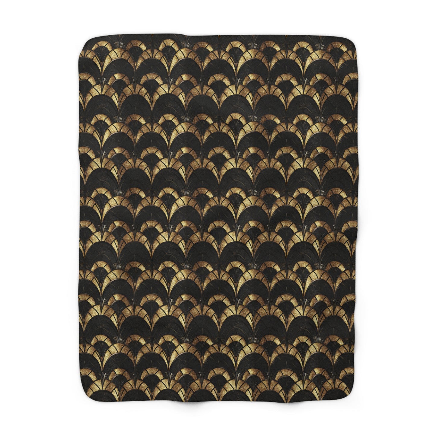 Gilded Elegance Fleece Blanket