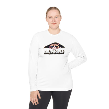 Ew People Grumpy Cat Adult Long Sleeve Tee