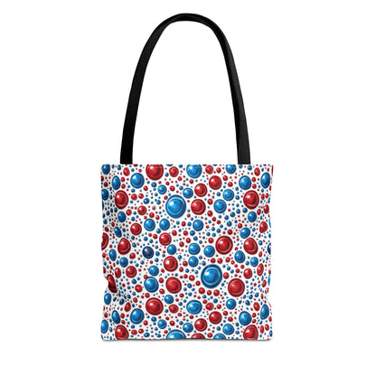 Freedom Dots Canvas Tote Bag