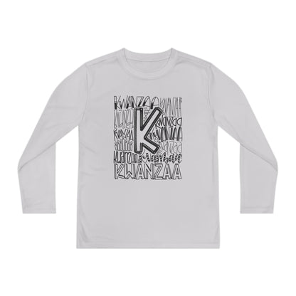 Kwanzaa Wordcloud Youth Long Sleeve Tee