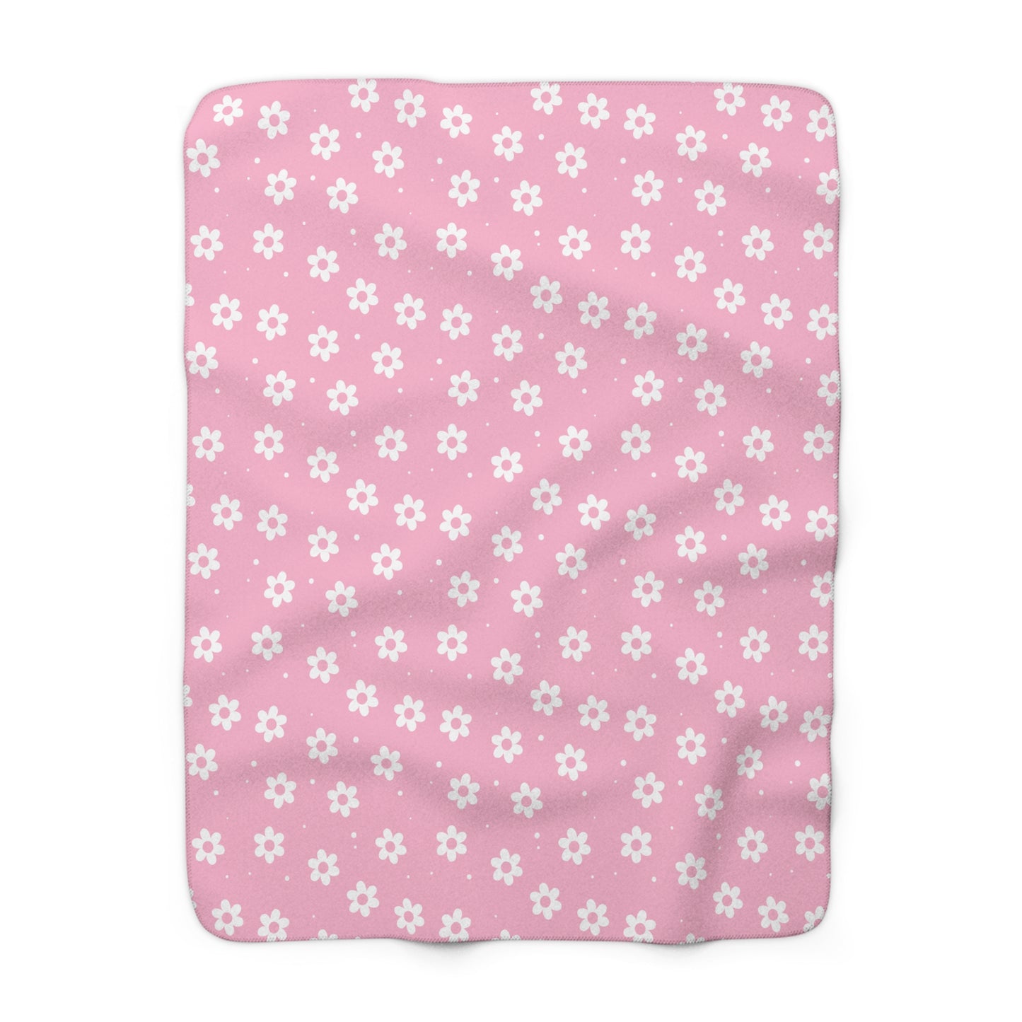 Pretty Petals & Dots Fleece Blanket