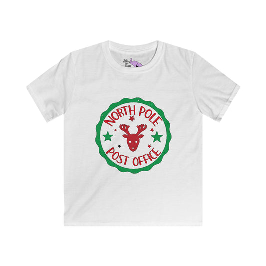 North Pole Post Office Youth Softstyle Tee