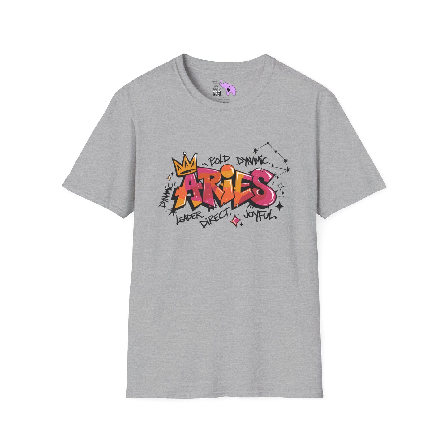 Aries Street Art Adult T-shirt