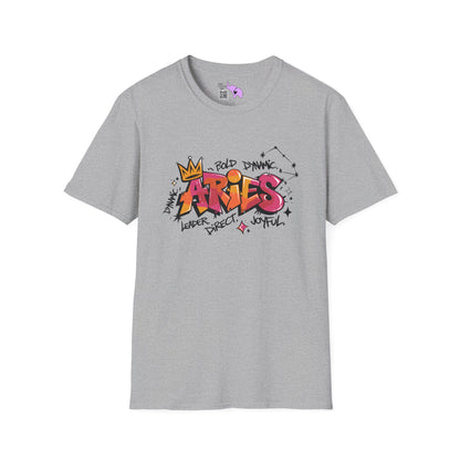 Aries Street Art Adult T-shirt