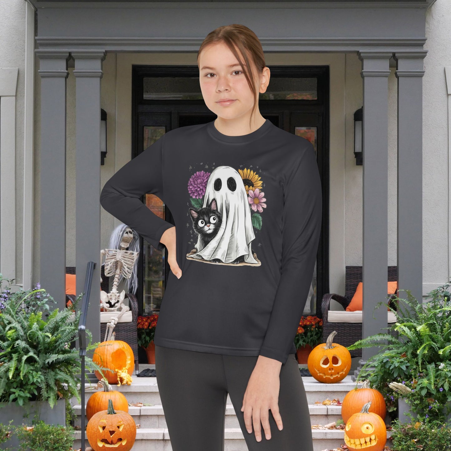 Boo & Purr Youth Long Sleeve Tee