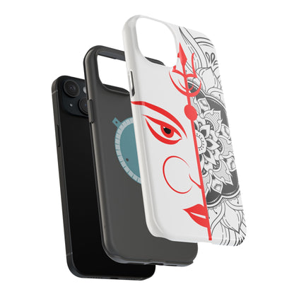 Goddess Durga Mata w/Manala MagSafe® Compatible Tough Case for iPhone
