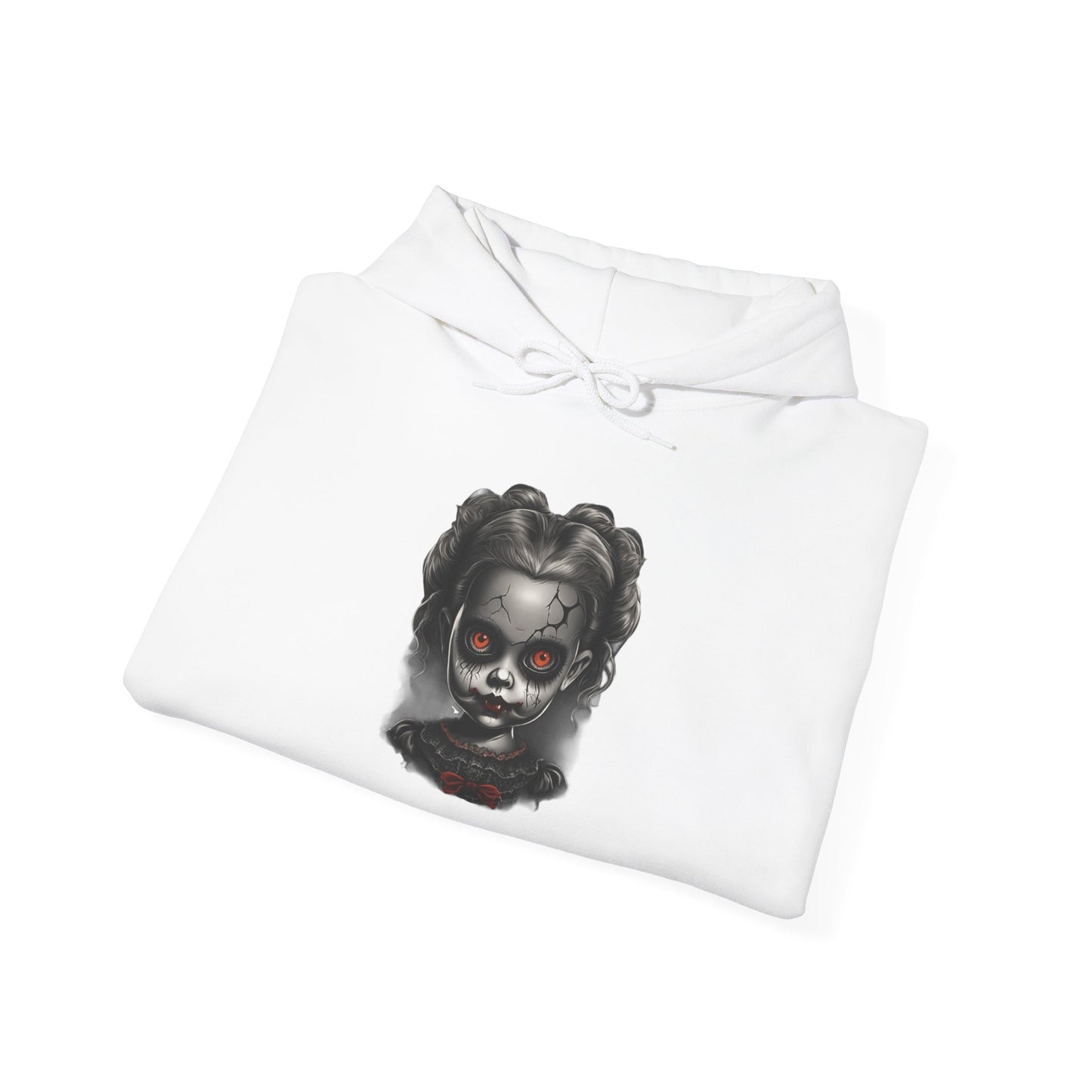 Creepy Doll 2 Heavy Blend™ Hooded Sweatshirt