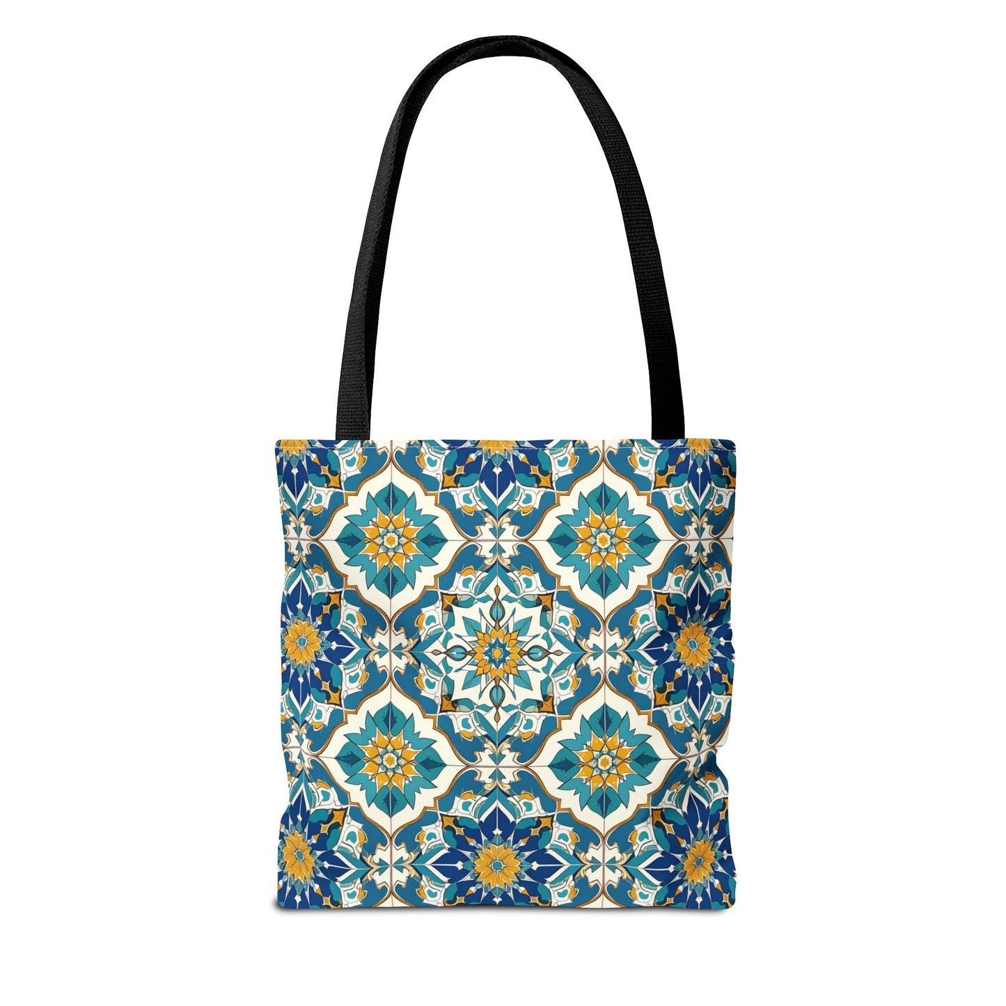 Mediterranean Lace Canvas Tote Bag