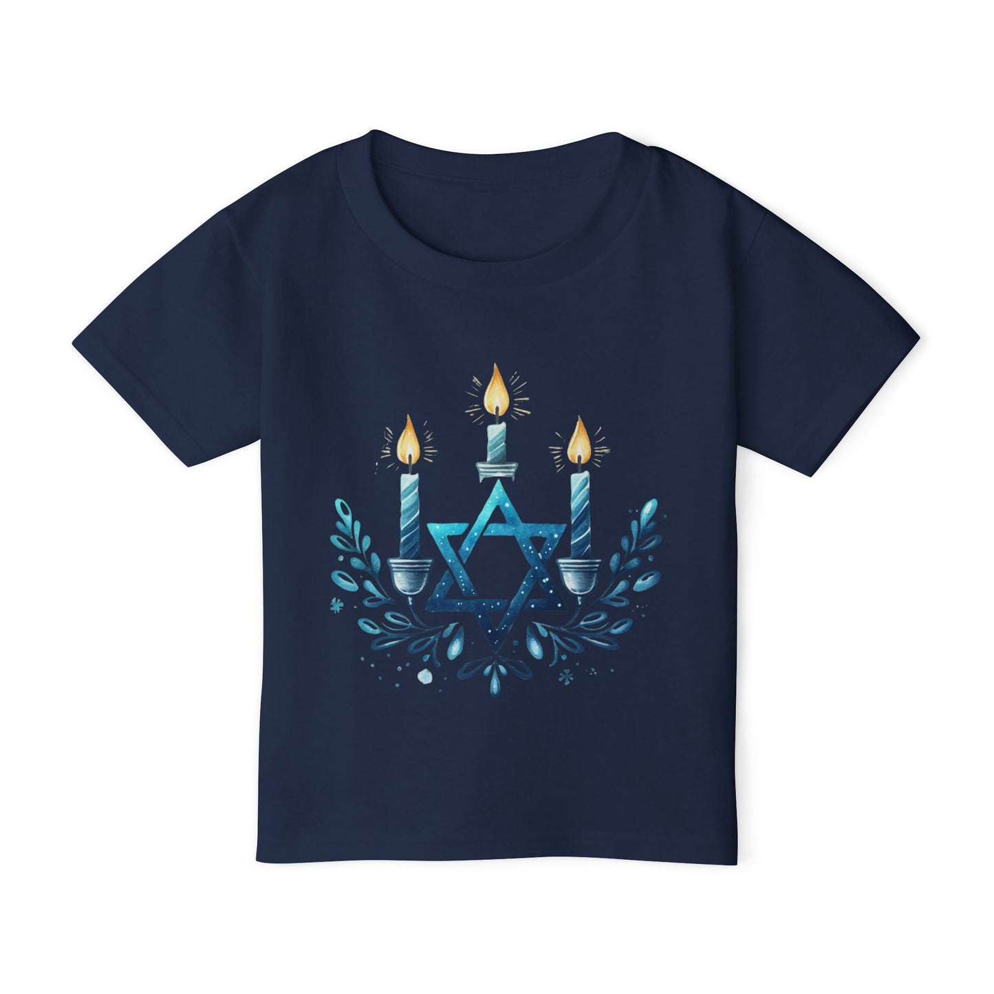 Star & Flame Hanukkah Heavy Cotton™ Toddler T-shirt