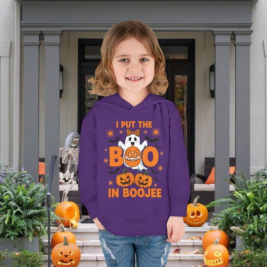 I Put the Boo in Boojee Toddler Hoodie