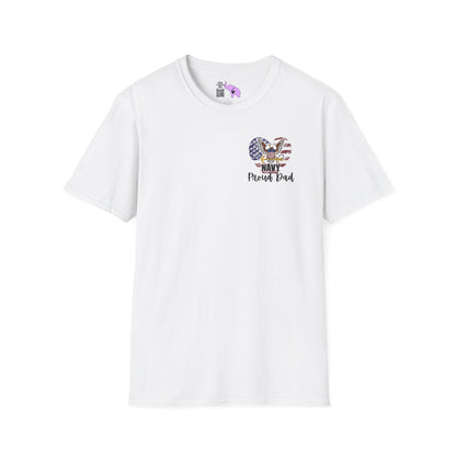 Proud Dad of Sailor US Navy Daughter Adult T-shirt