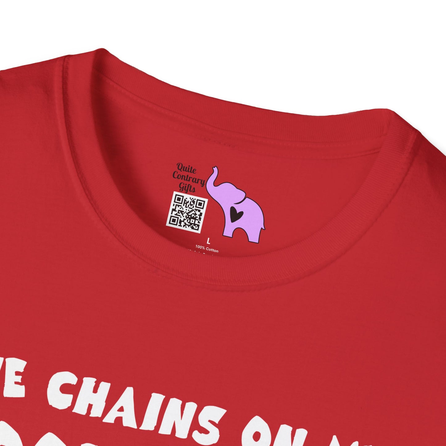 The Chains On My Mood Swing Just Snapped...Run Adult T-shirt