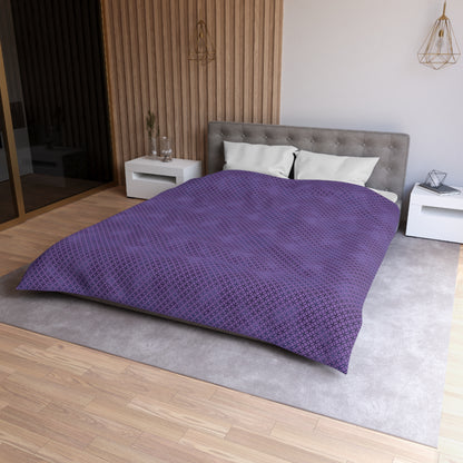 Amethyst Interlock Microfiber Duvet Cover