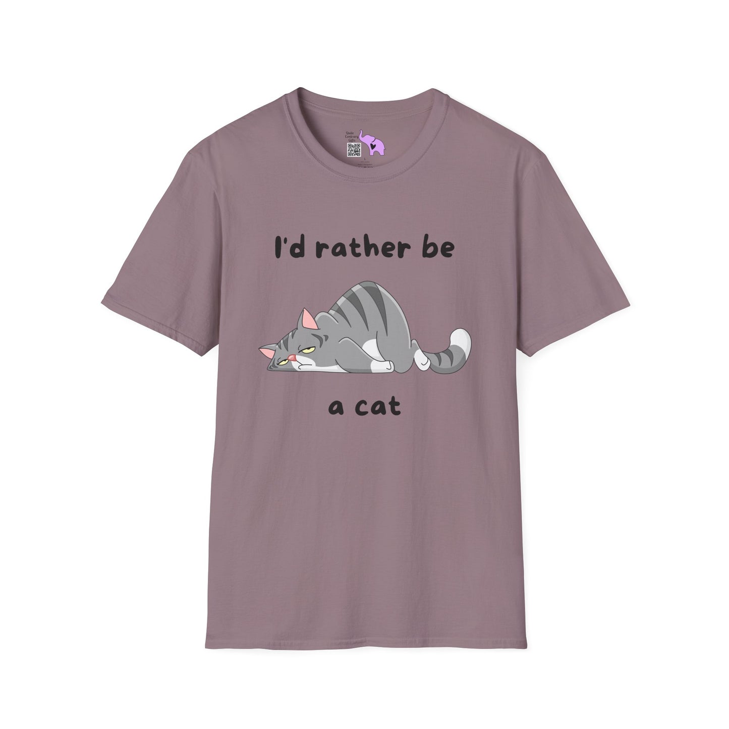 I'd Rather Be a Cat Adult T-shirt