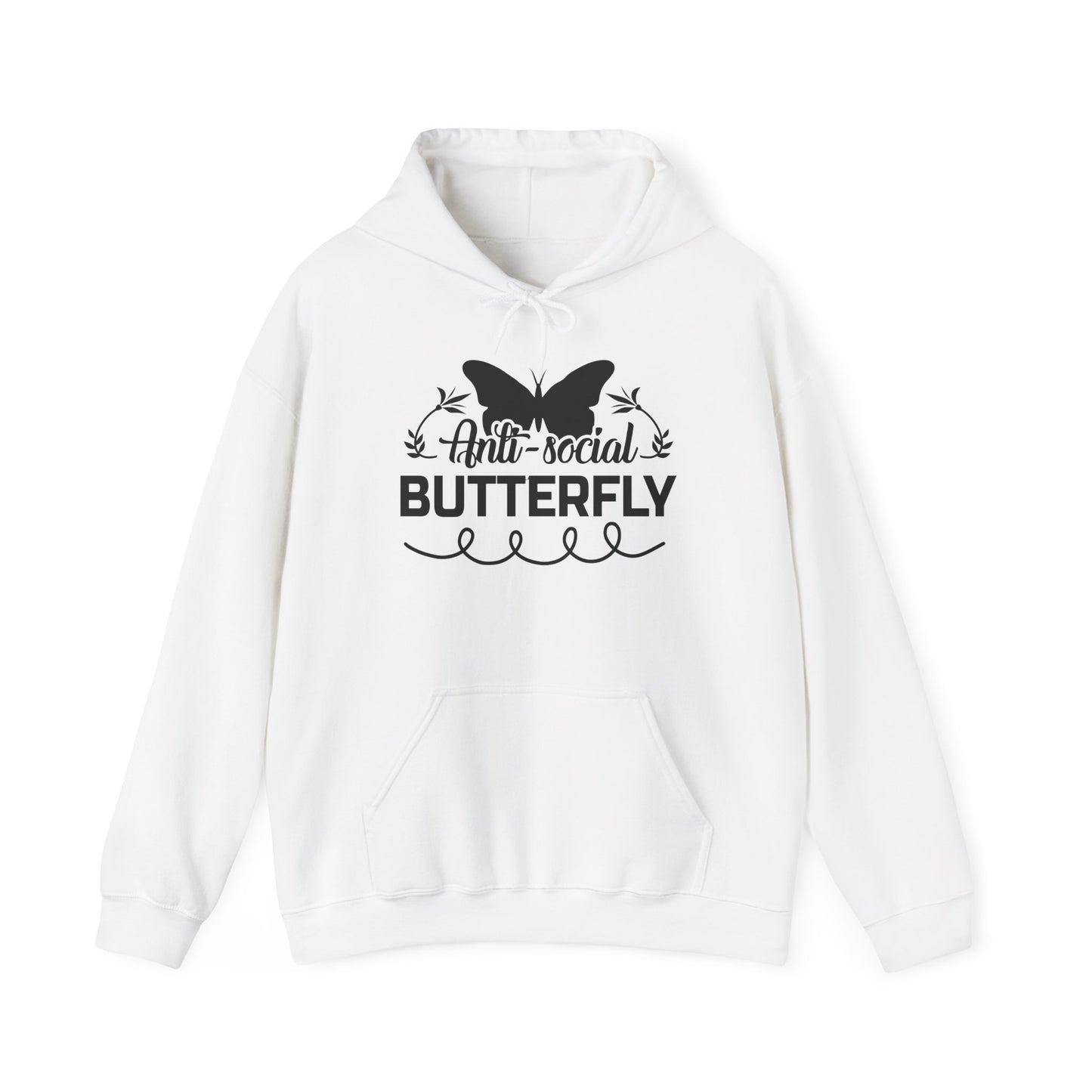 AntiSocial Butterfly Heavy Blend™ Hooded Sweatshirt