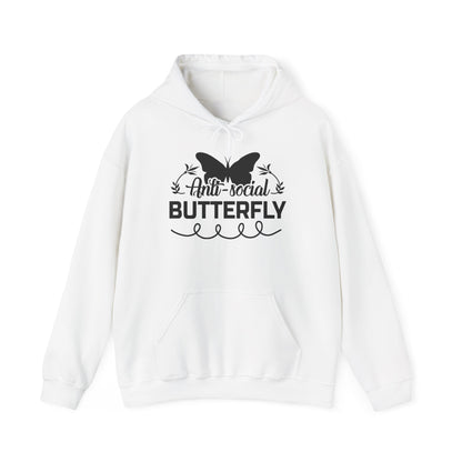 AntiSocial Butterfly Heavy Blend™ Hooded Sweatshirt