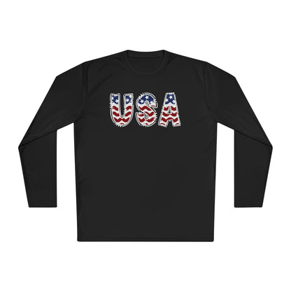 USA in Style Adult Long Sleeve Tee