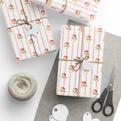 Claus & Canes Wrapping Paper